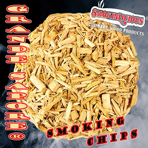 Grande Sapore wood chips are “crushed” not diced which produces their irregular shapes.&nbsp; The different shapes allow for the&nbsp; time releasing of t