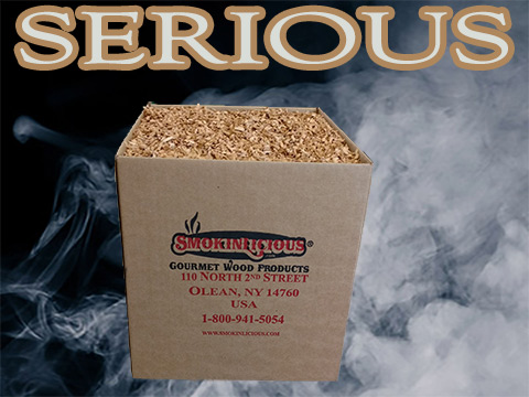 Our Minuto®&nbsp; serious box&nbsp; is a cubic foot of great smoker wood chips for the “serious” smoker!&nbsp;&nbsp; This is a lot of great smoky flavor! 