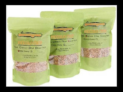 Our Piccolo® Green bags are approximately 4 oz. of any size either No 10 or No 11. This Is a great product for cold smoking equipment!