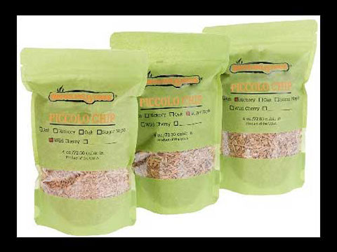 Our Piccolo® Green bags are approximately 4 oz. of any size either No 10 or No 11. This Is a great product for cold smoking equipment!