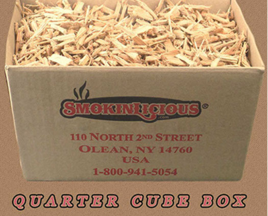 Small Grande Sapore® is a quarter cube box&nbsp; with our Pristine smoker wood Chips cut from the heartwood of the tree .&nbsp; The weekender package!